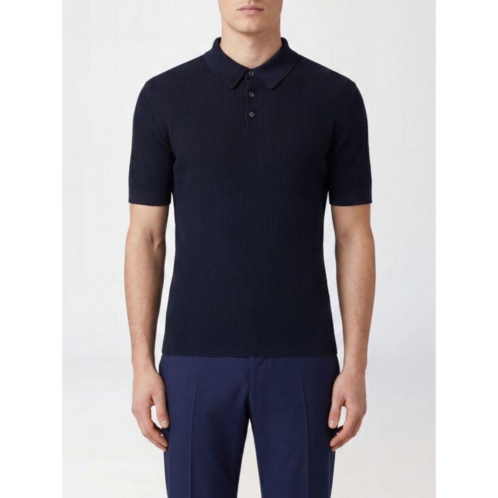 Fedeli Polo Shirt Men Blue